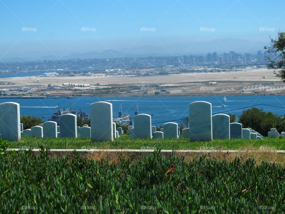 Heroes' cemetery in San Diego CA