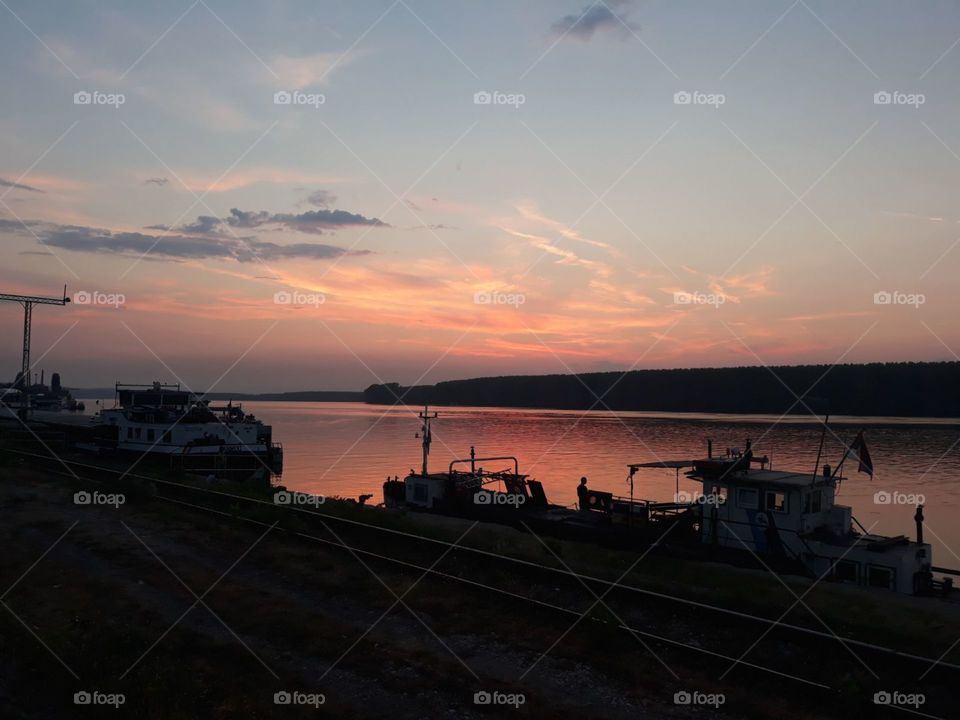 Most beautiful sunset in a most beautiful city in the world