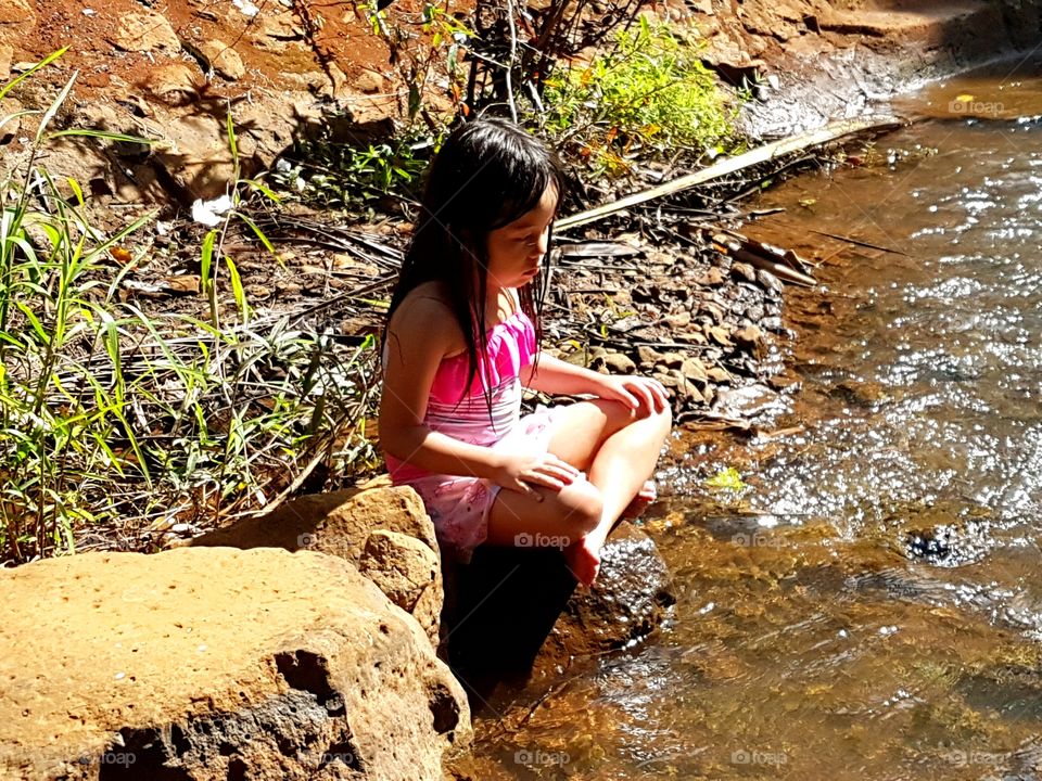 Youngest sister doing Meditation