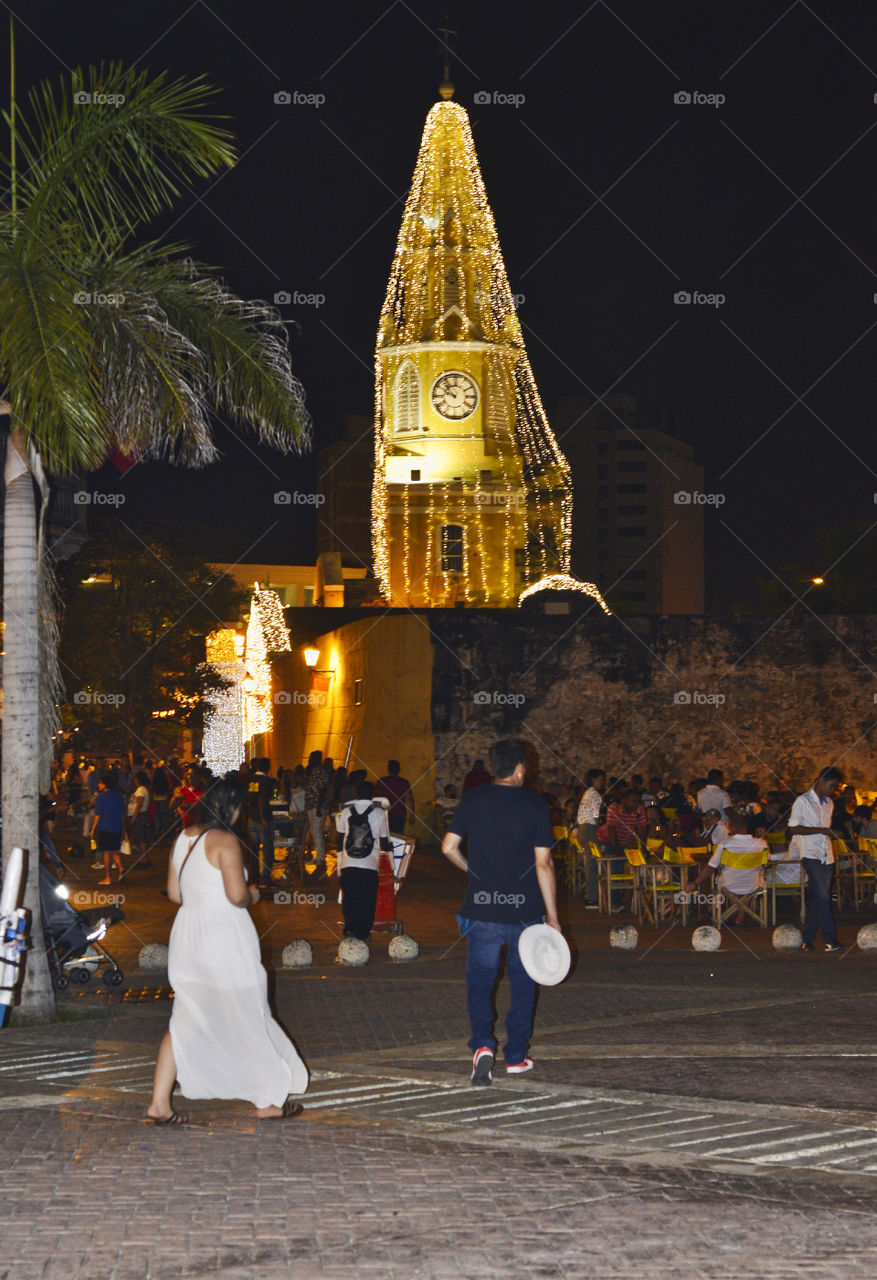 Tower at night 