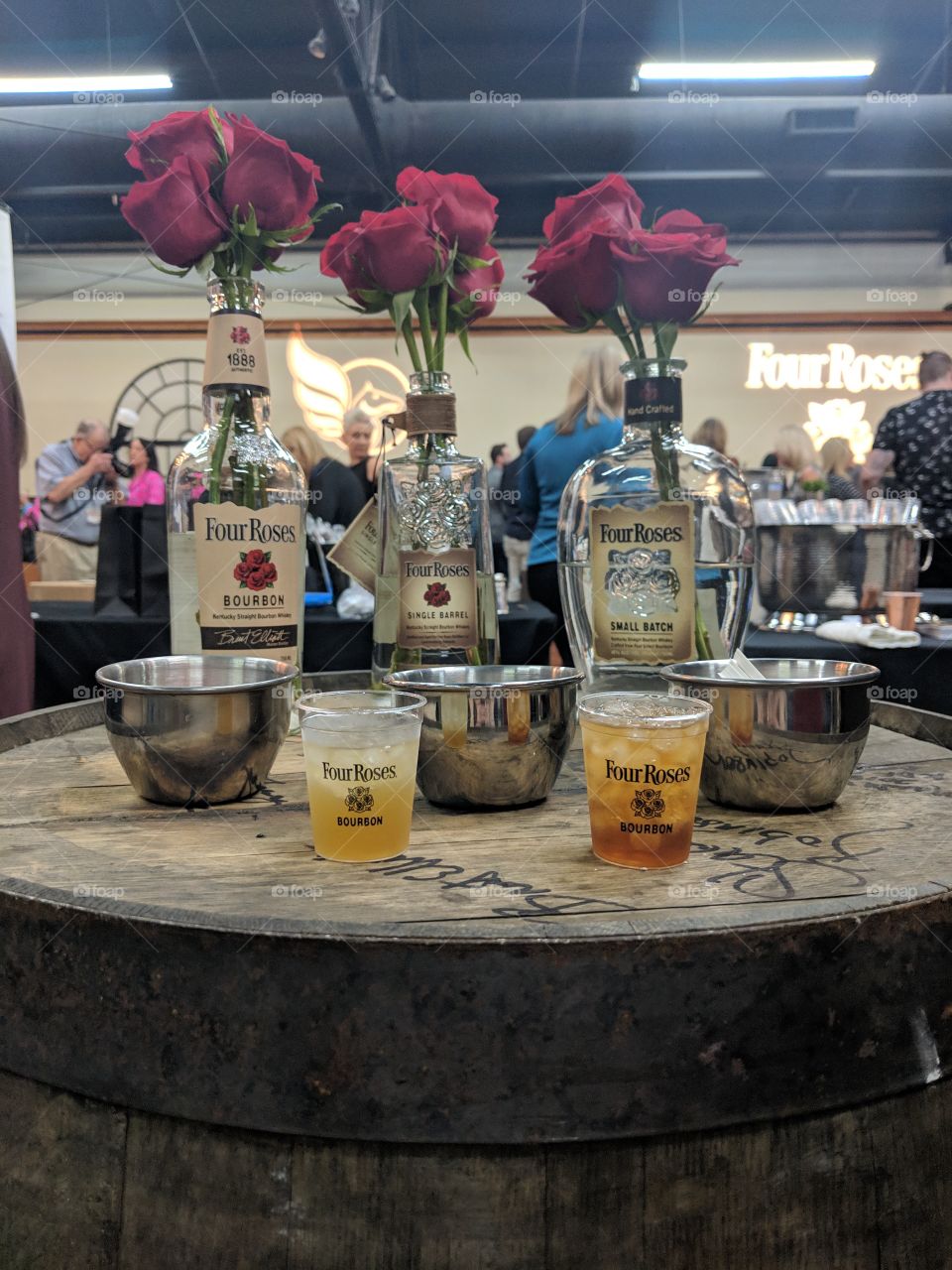 Four Roses Bourbon Display