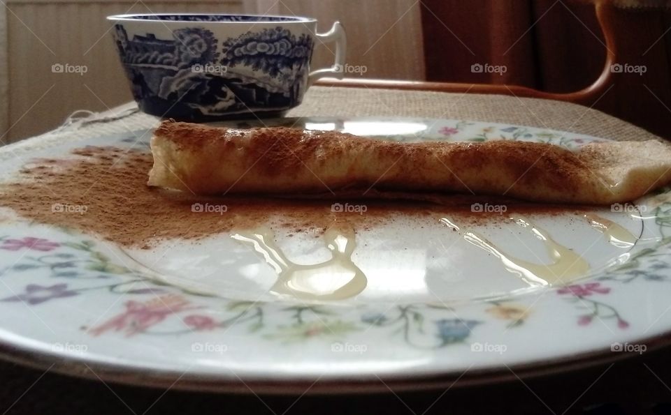 Pancake and coffee, my favourite start of the day