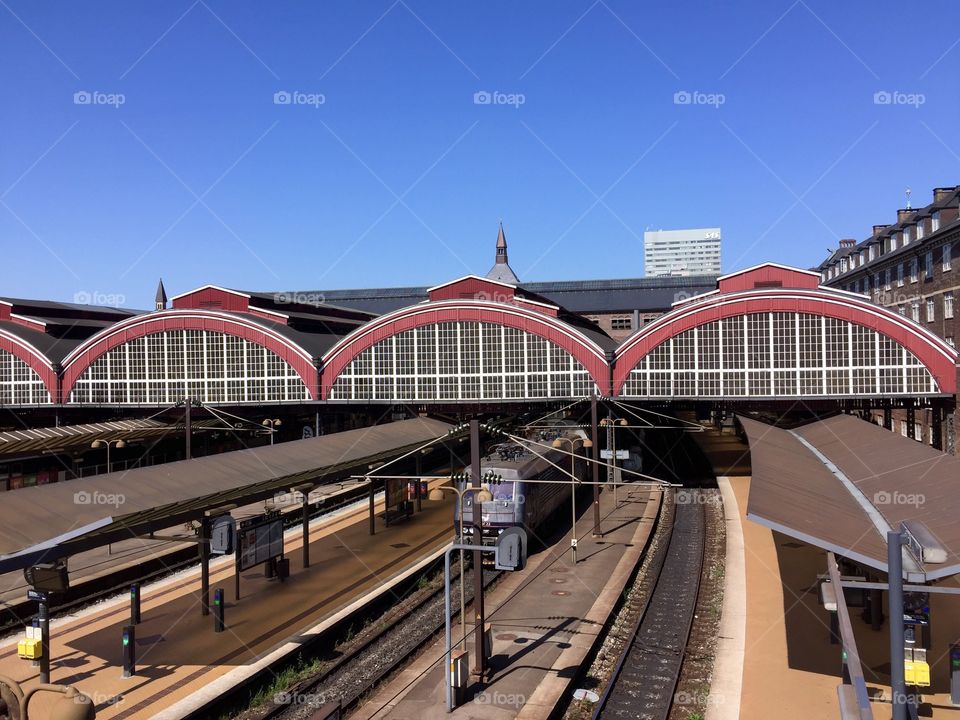 Main trian station Copenhagen 