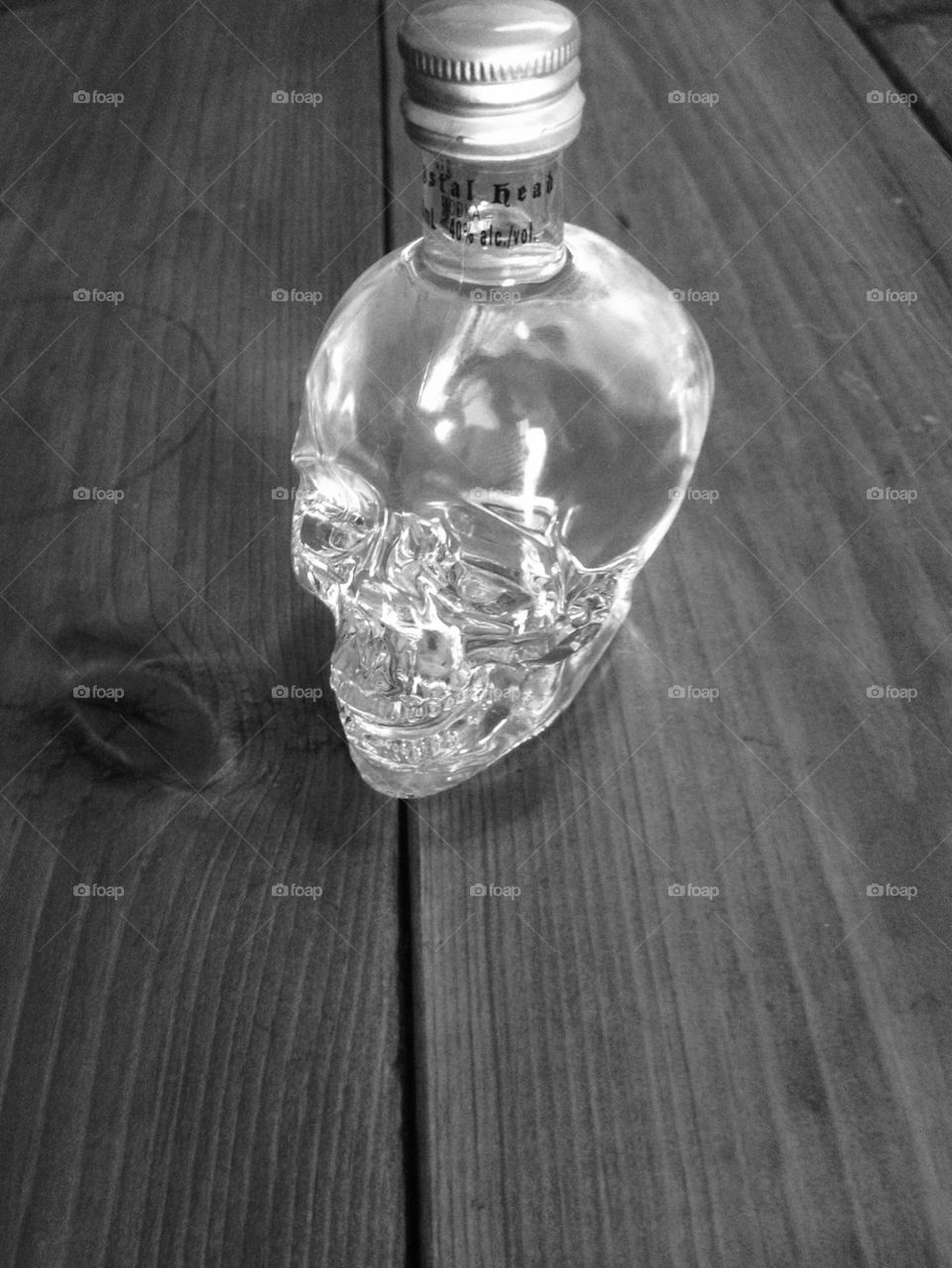 Crystal Skull on Table