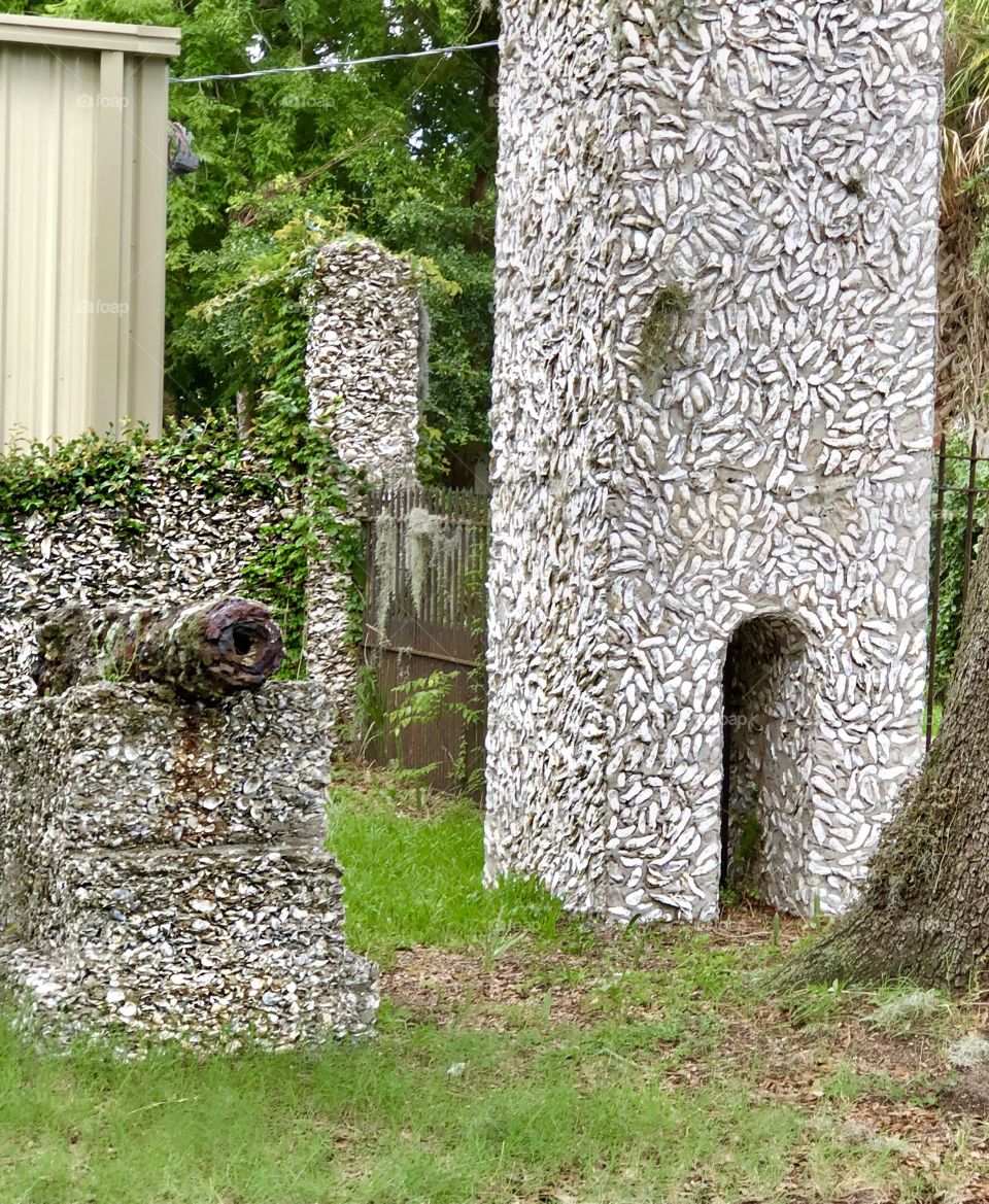 Tabby tower and canon.