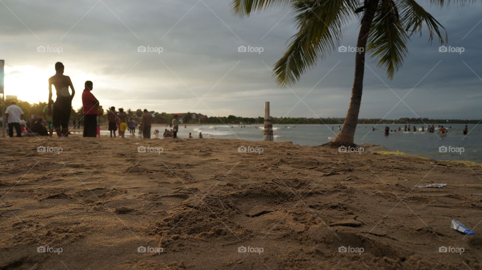 Evening Sun Set in Trincomalee Sri Lanka...