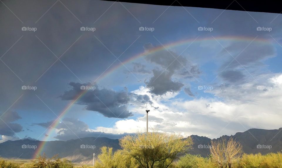 Glorious Arizona Summer Rainbow