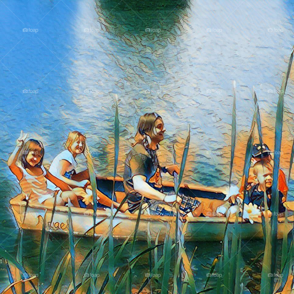 If there ever were a canoeing Pied Piper, this is pretty much how he'd look like.