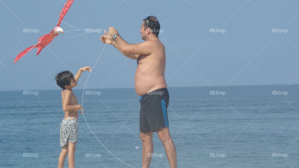 Giocare sulla spiaggia