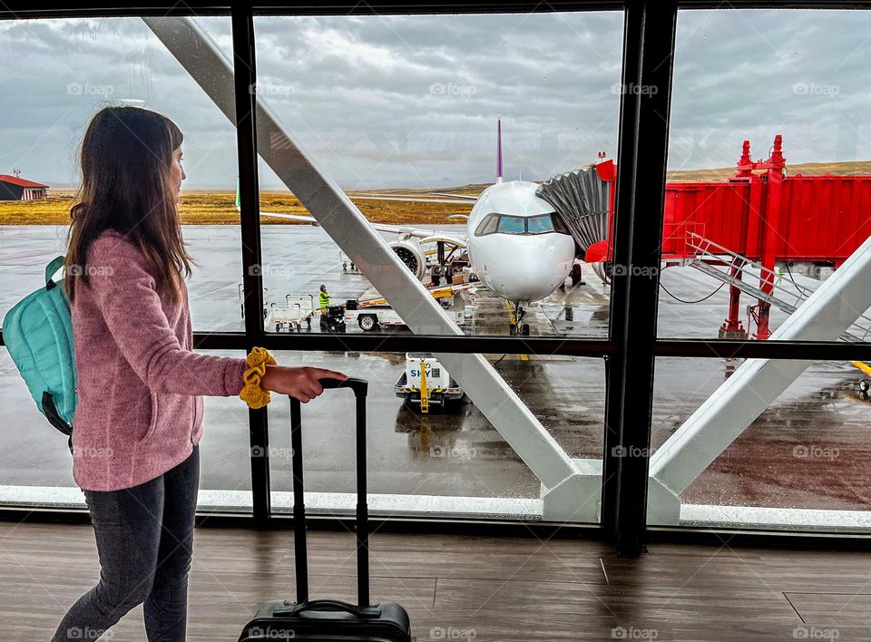 window at the airport