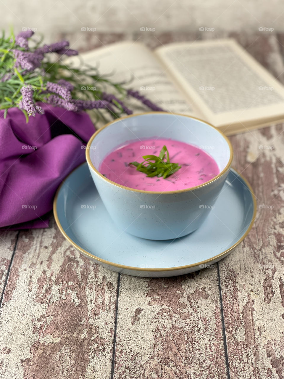 Cold Soup with beetroot