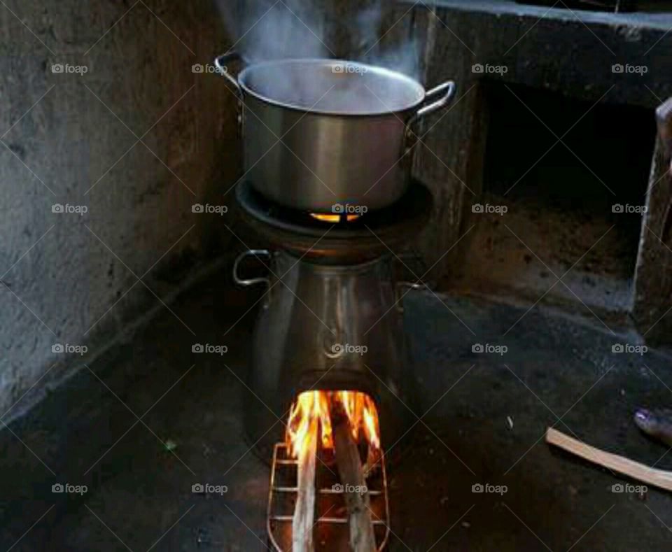 stove for cooking food