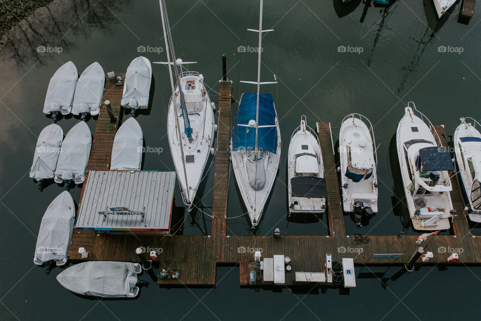 Boats and reflections 