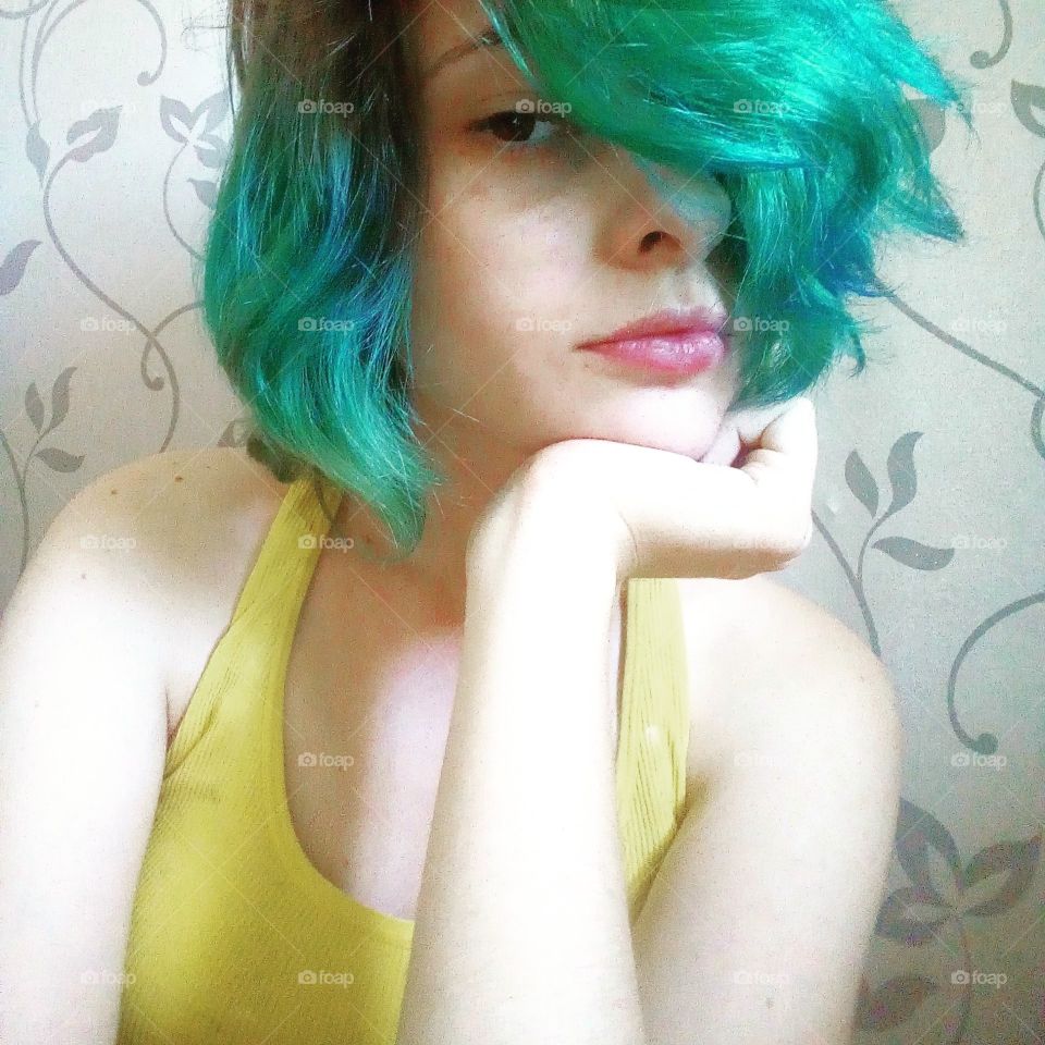 green blue and sexy