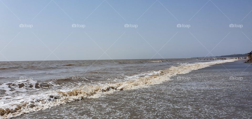 jampore beach, daman, gujarat, india