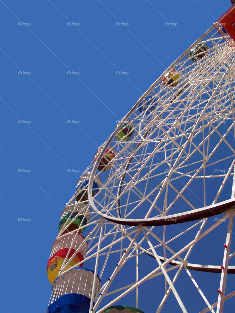 Low angle view of ferris wheel