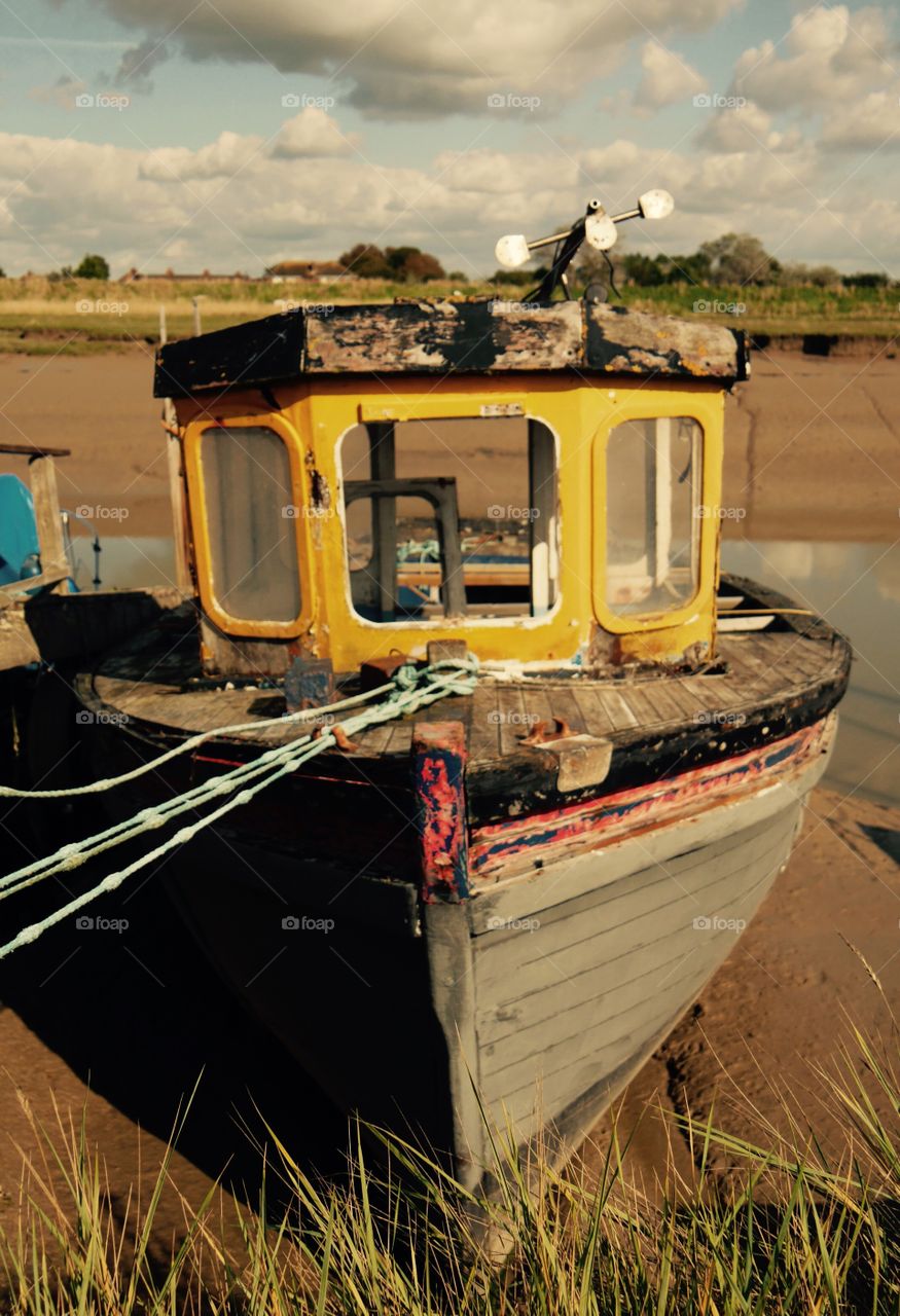 Yellow boat 