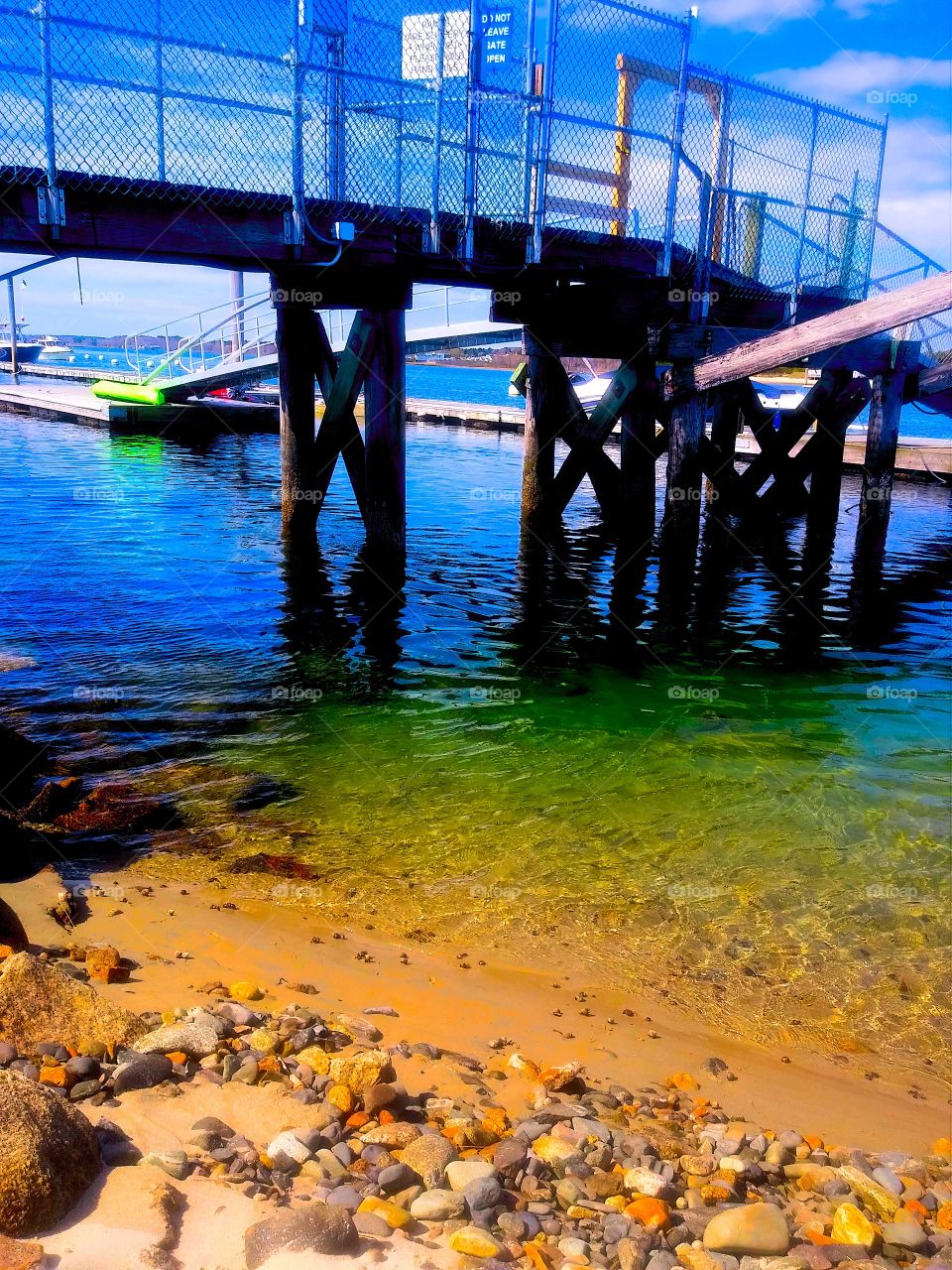 pier by water's edge