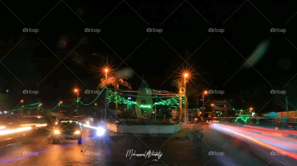 A very beautiful picture, and there is no better picture than it. There is no better picture of green herbs and colorful, red and white roses than it. Glory be to God, the natural and picturesque view, and there is no more