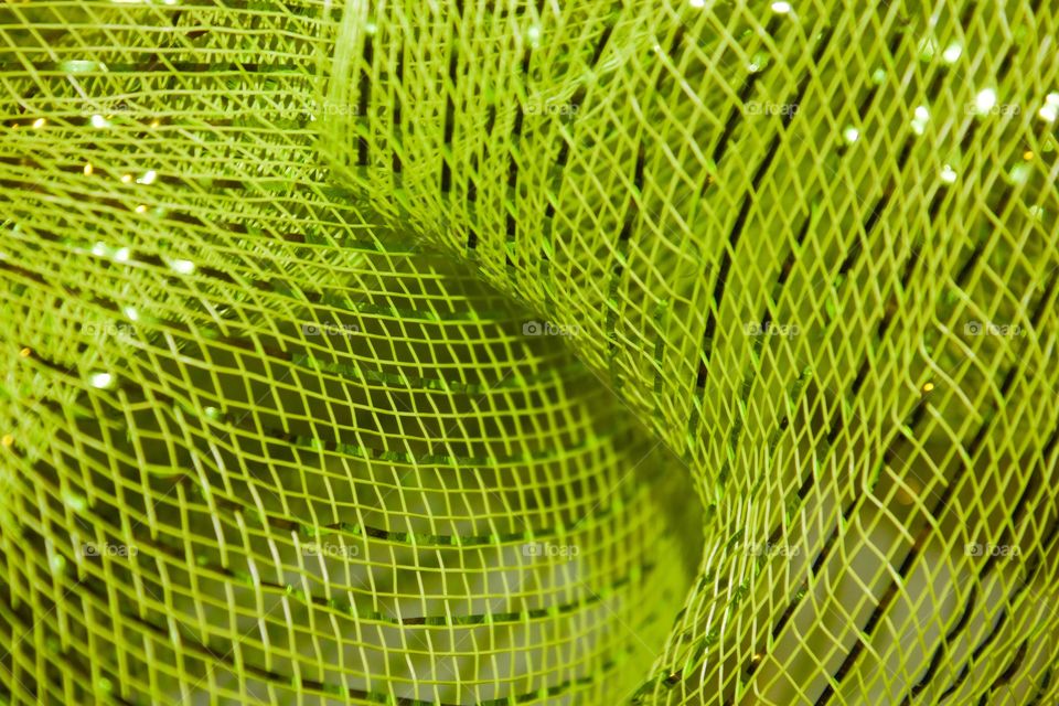 Green deco mesh 