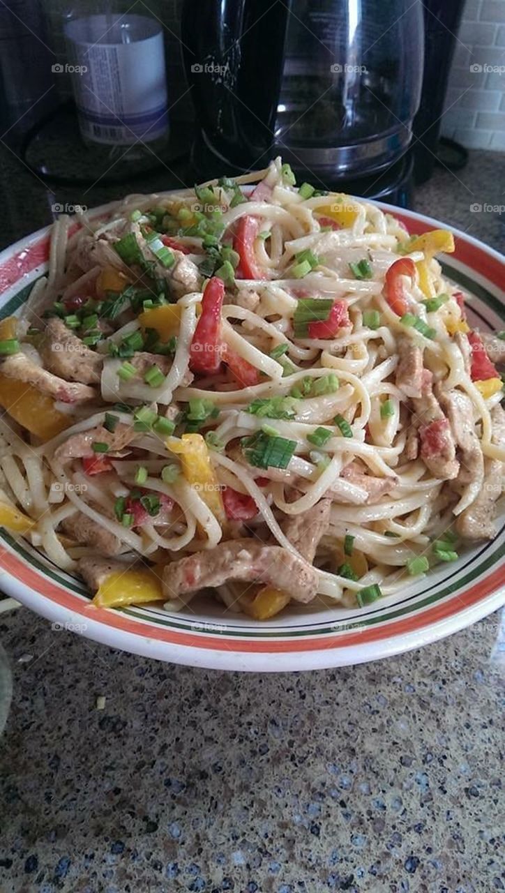 Cajun chicken pasta