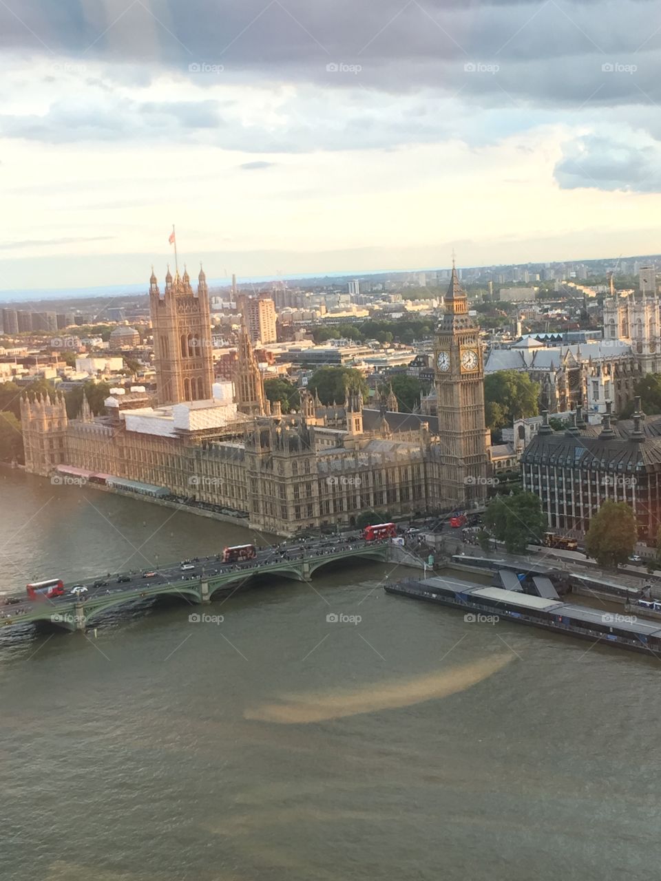 London eye view