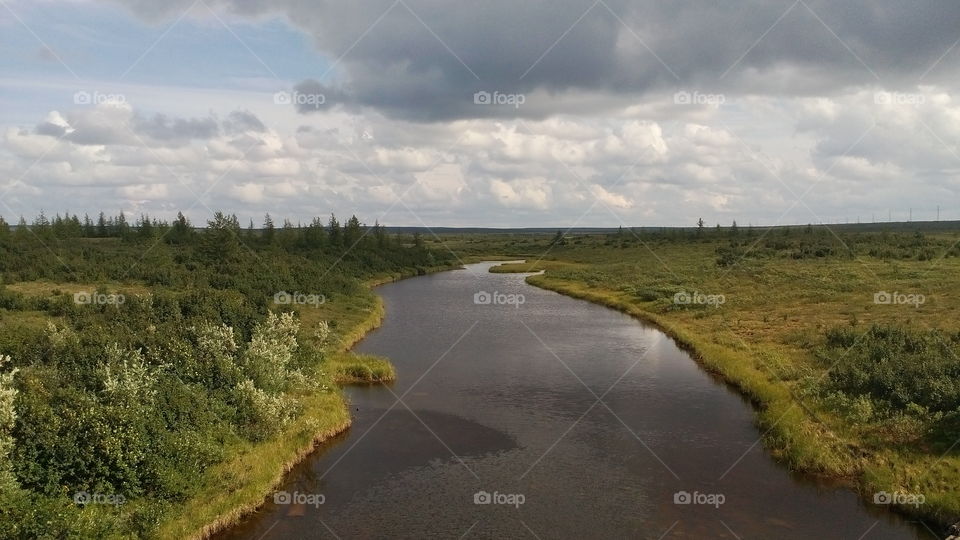 Norilsk spaces. Rivers and lakes