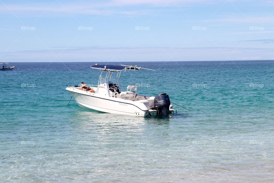 beautiful landscape in crashboat beach