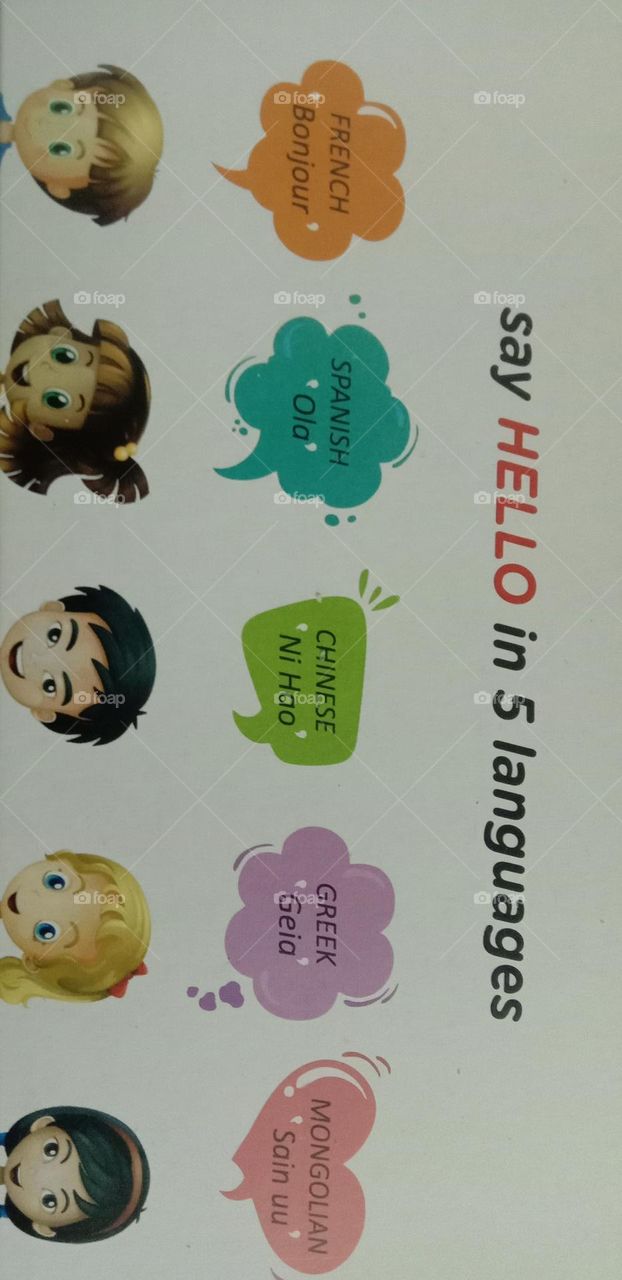 Hello in 5 languages. 😛