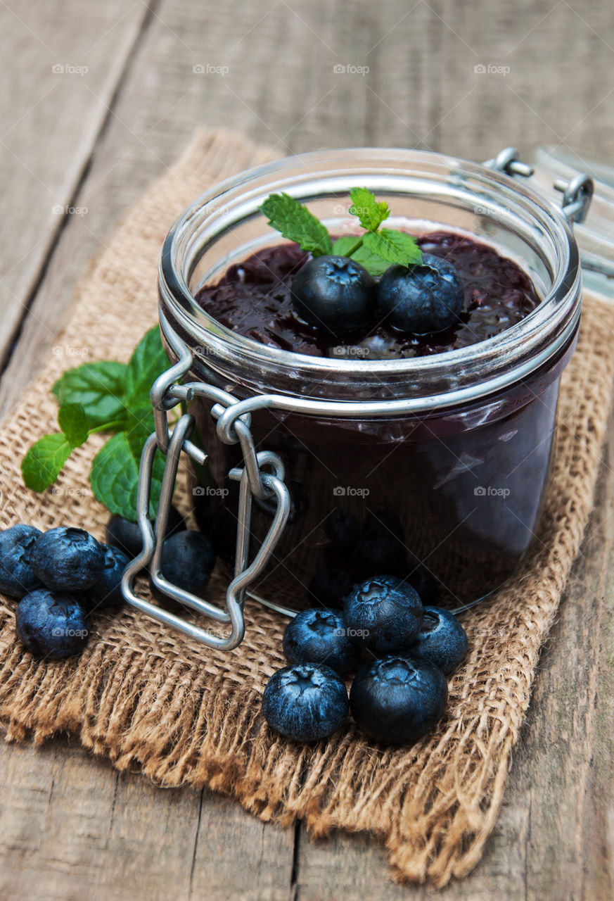 Blueberry jam 