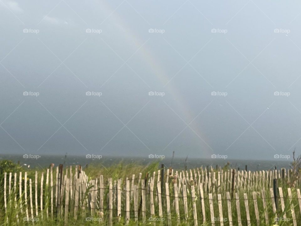 Rainbow at the beach 