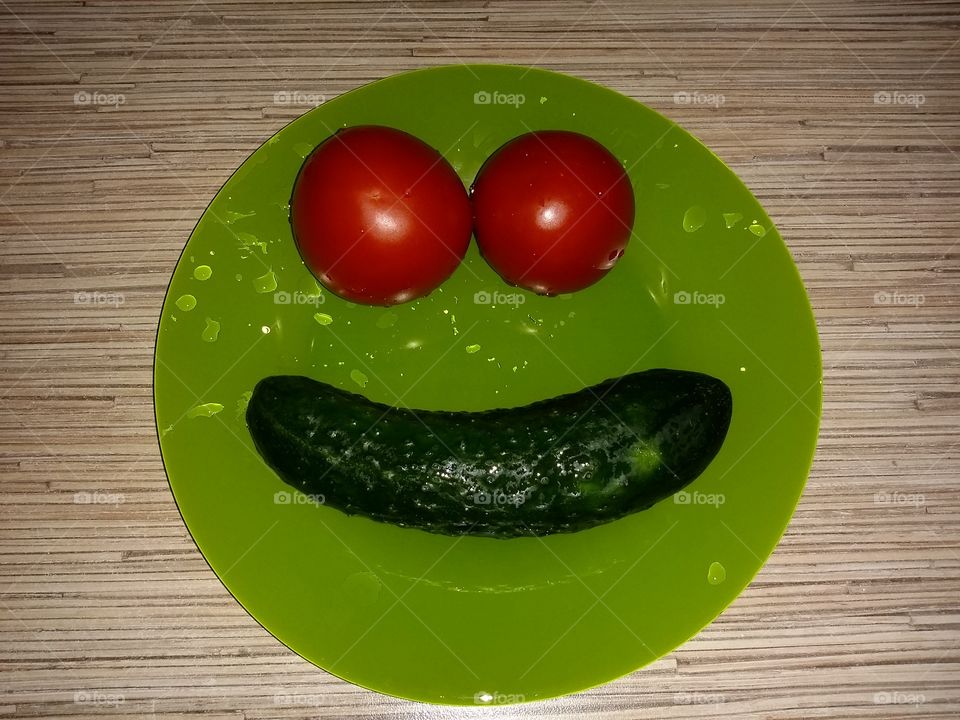 vegetable face