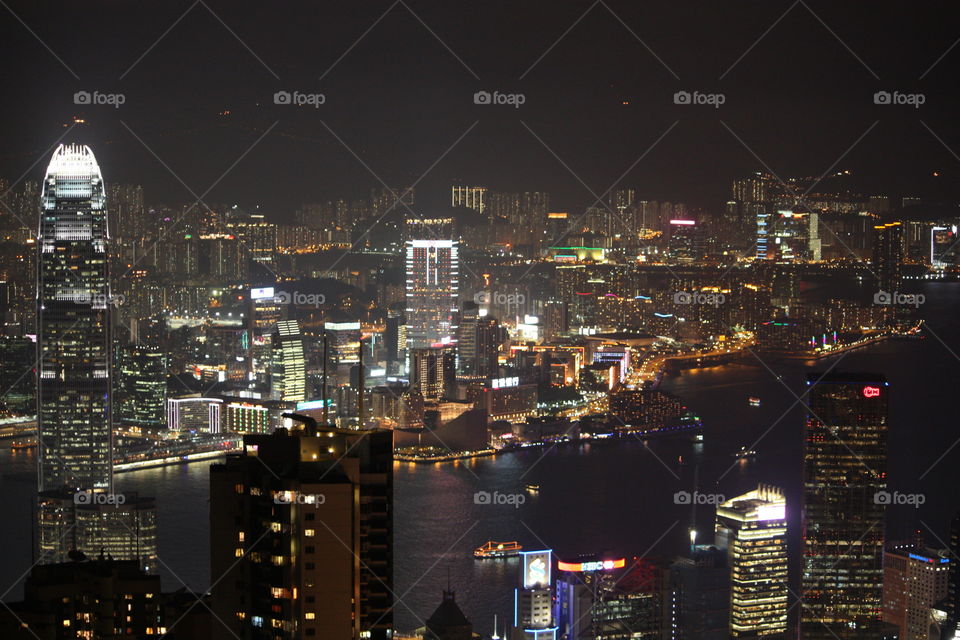Hong Kong CityScape Night