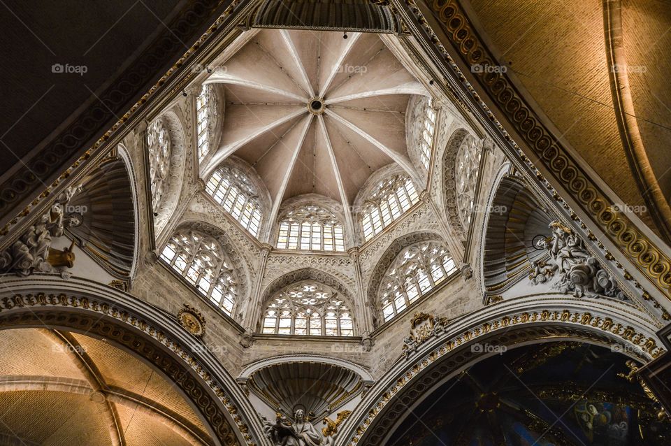 Catedral de Valencia. Cimborrio de la Catedral de Valencia (Valencia - Spain)