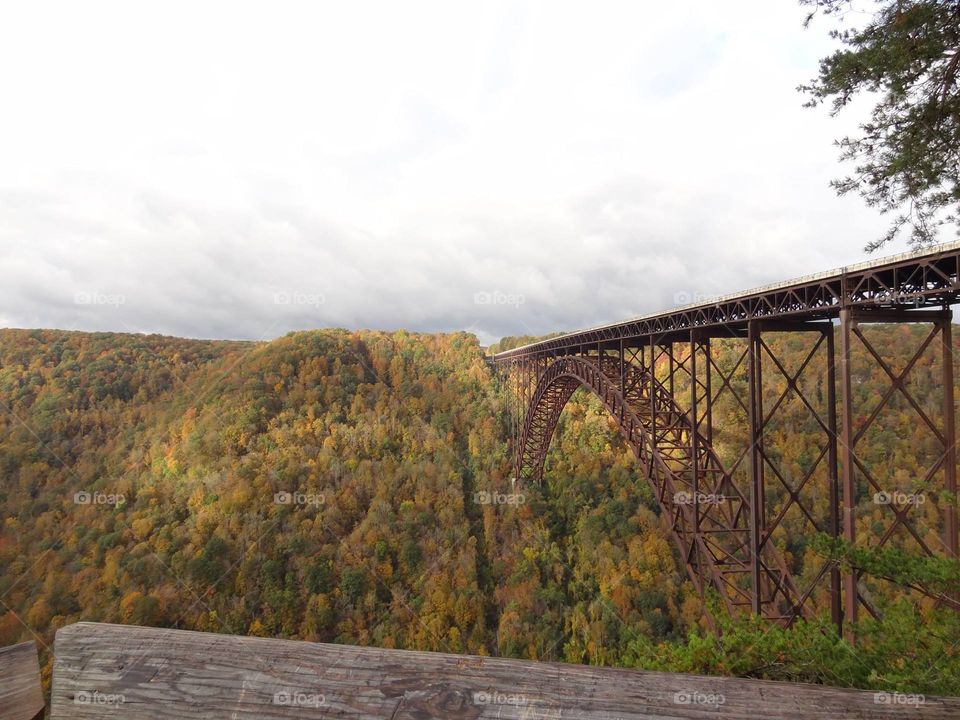 Great Gorge Bridge in Fall