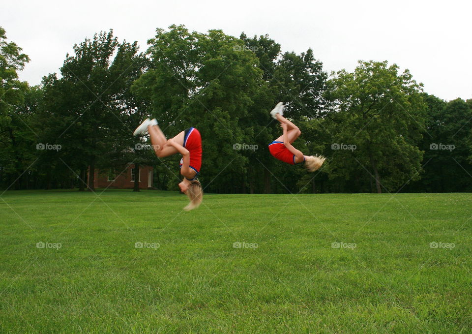 Backhand spring 