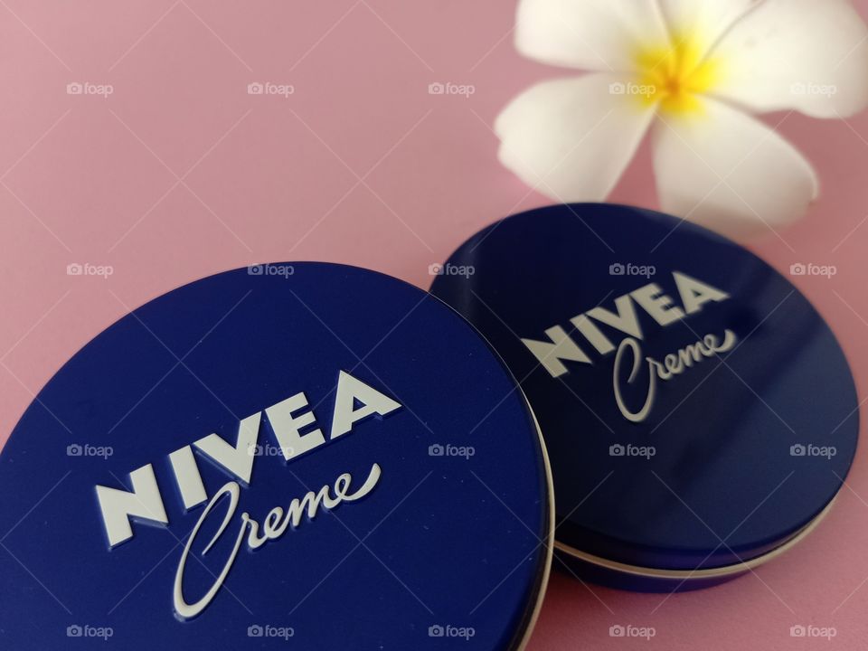 Beautiful Flower with NIVEA