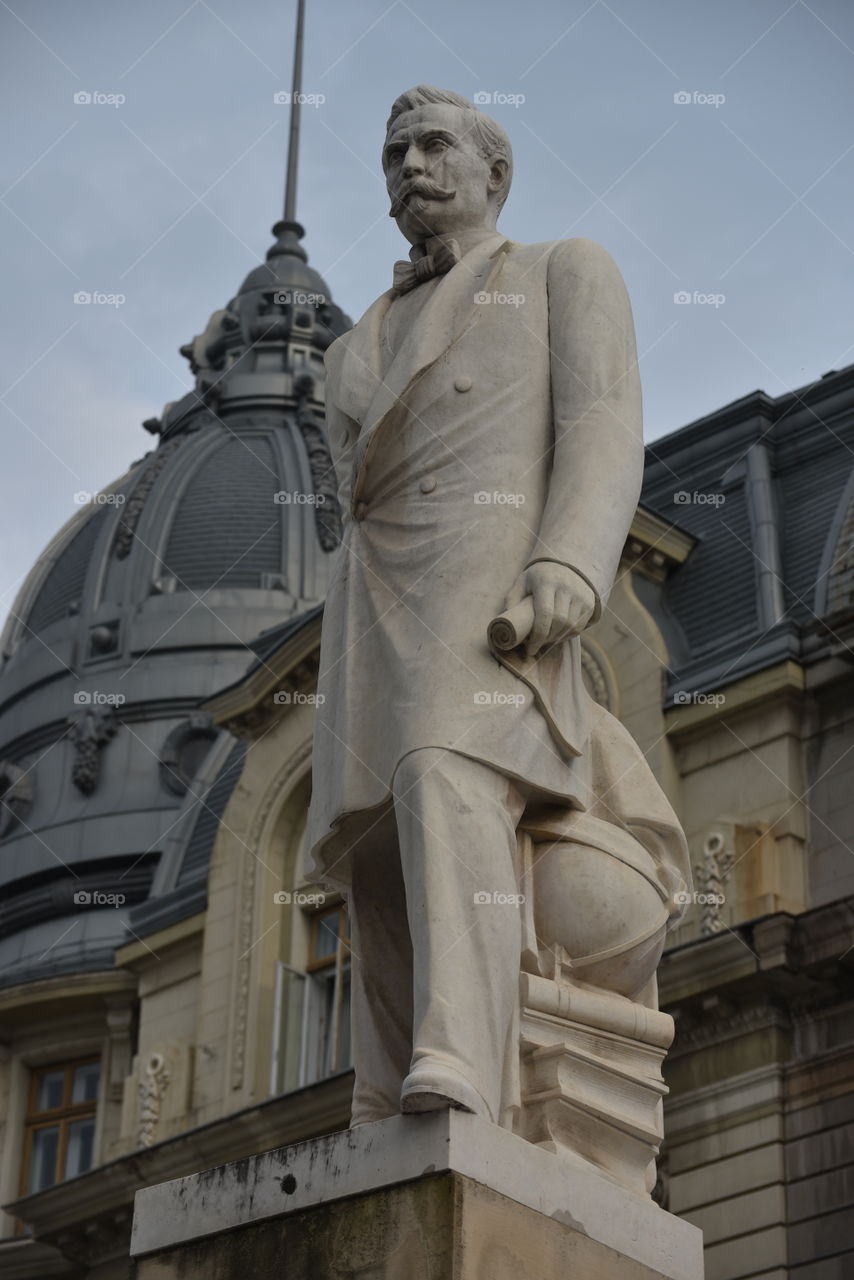 View of statue