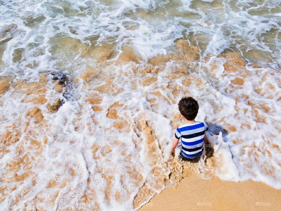 playing on the beach great time golden sand