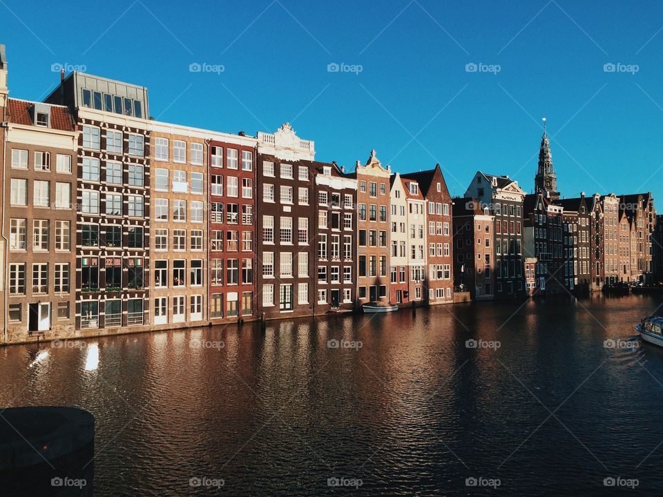 Amsterdam typical shot from Stationplein