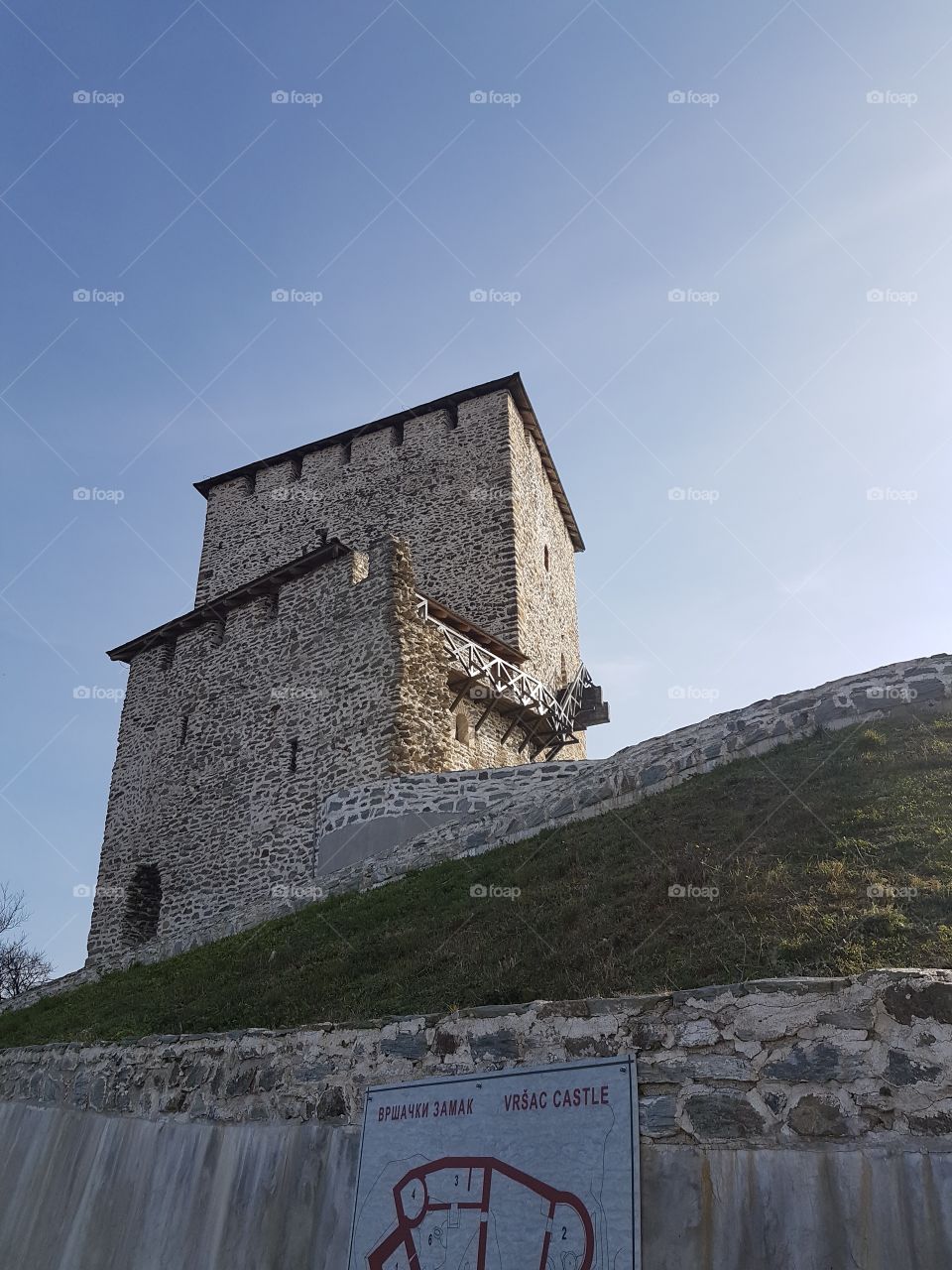 old fortress in Vrsac, Serbia