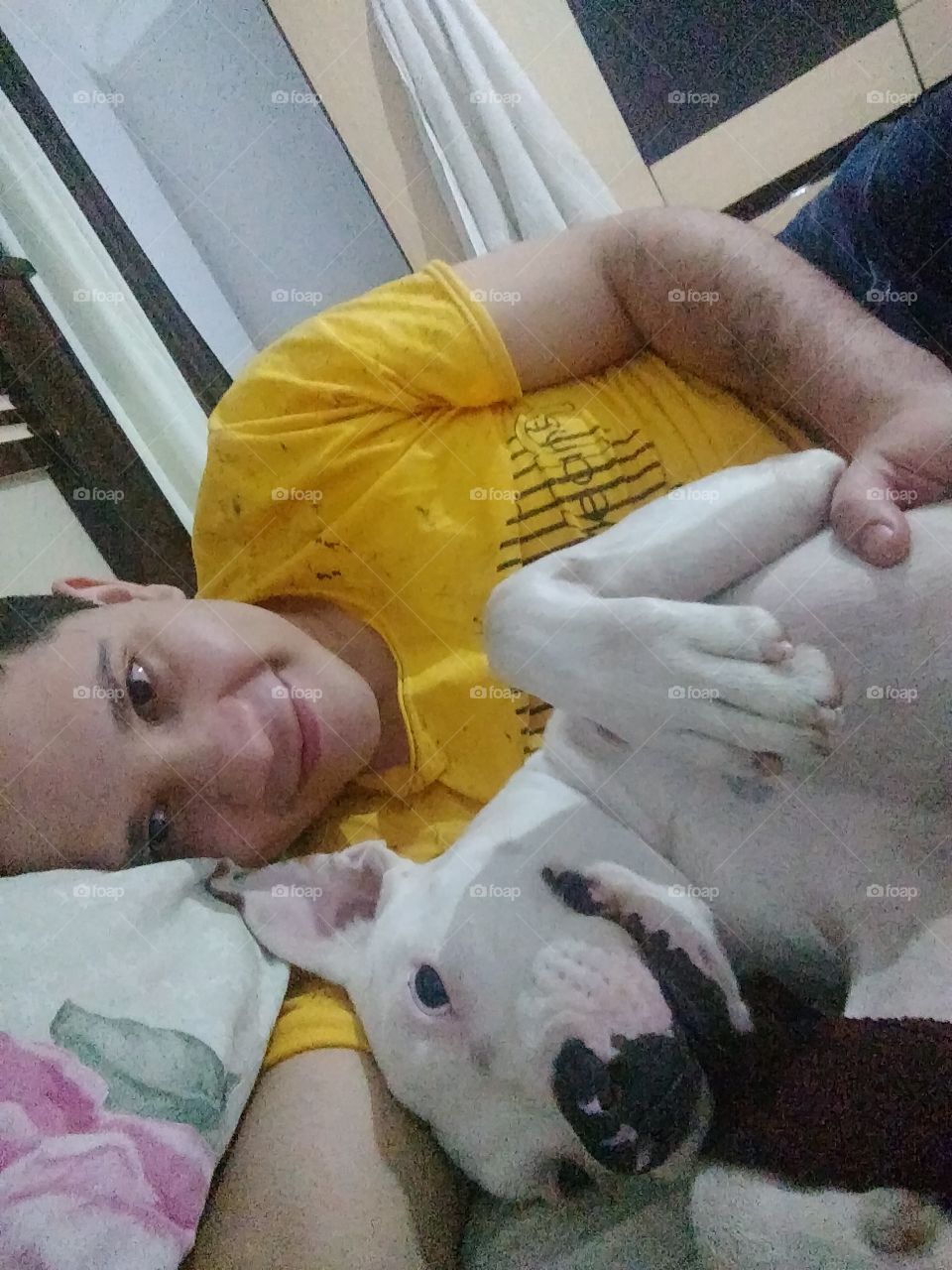 my pitbull and me