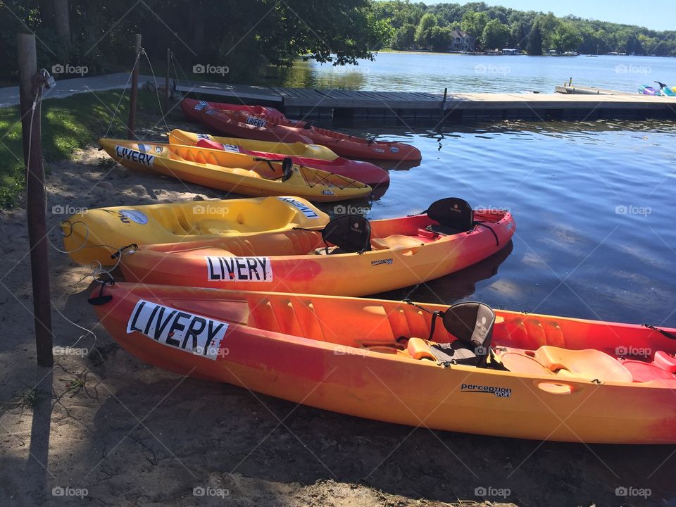 Orange Canoes