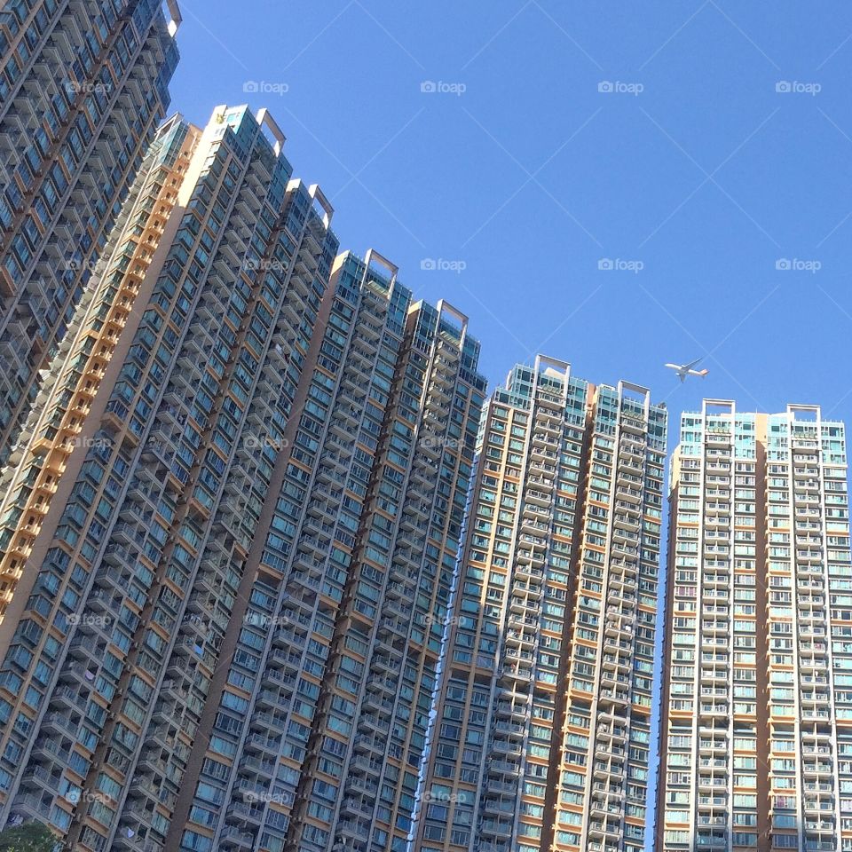 Housing estate in Hong Kong