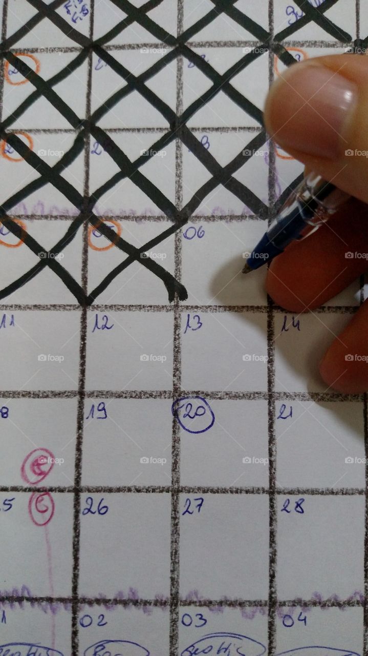 my handmade countdown calendar