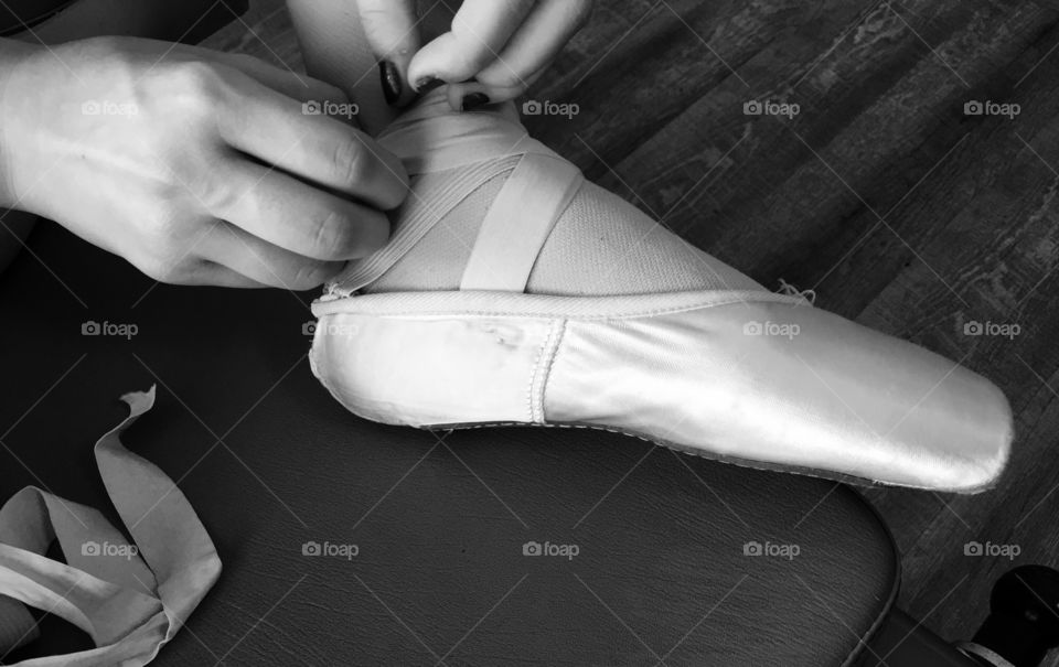 Pointe shoes