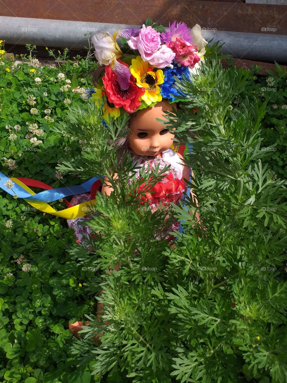 лялька  в украинских  колярах