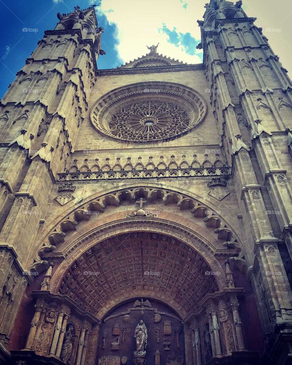 Gothic cathedral in Mallorca