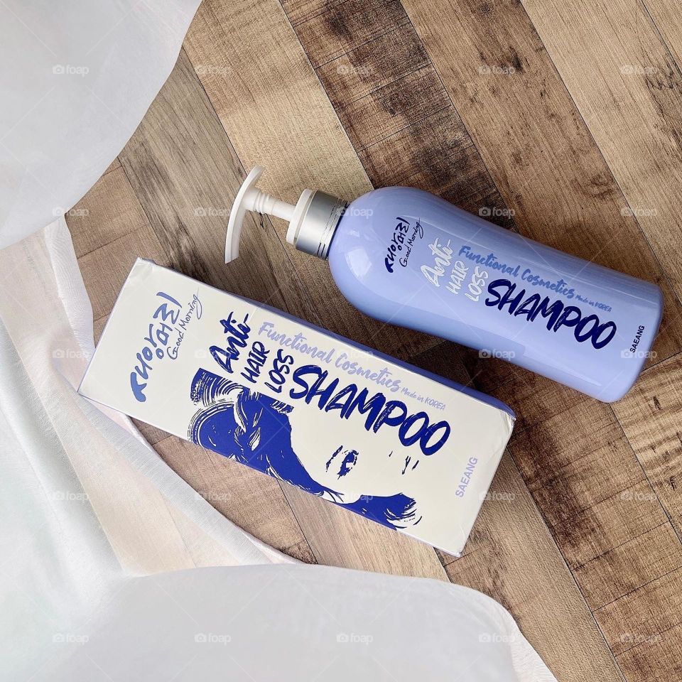 Anti hair loss shampoo made in Korea cute packaging 
