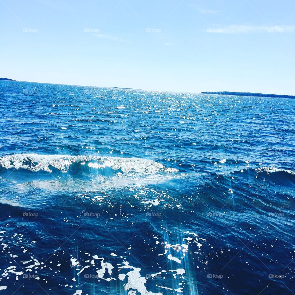 Ocean View from ferry @ Fårö, Gotland